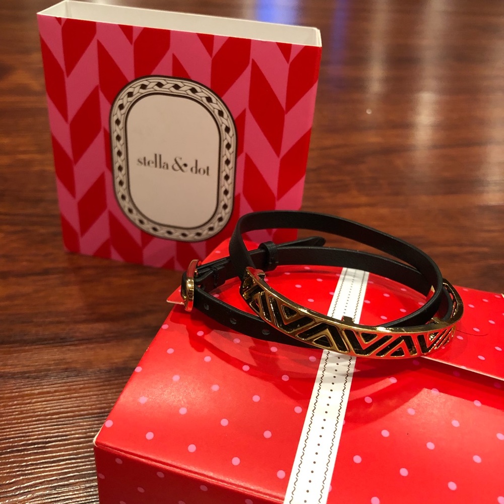 Stella & Dot Ally Double Wrap Bracelet